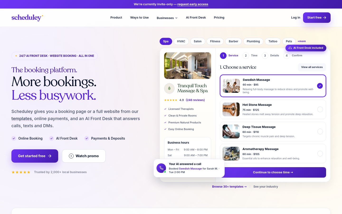 Captured Homepage / Lander