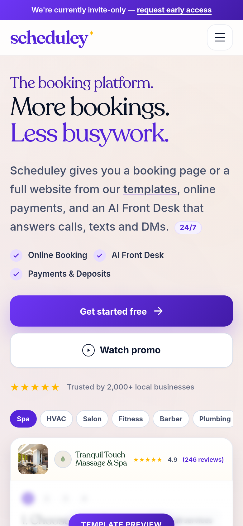 Homepage / Lander