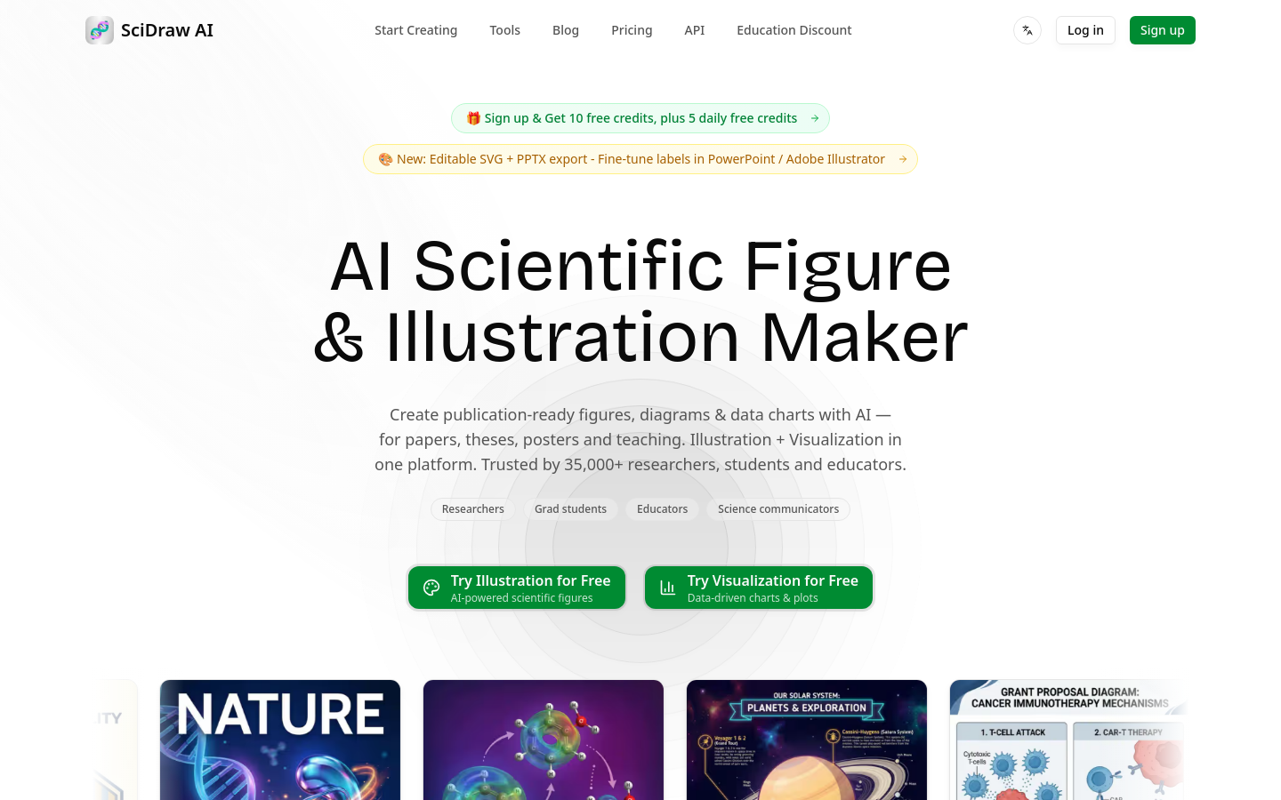 Captured Homepage / Lander