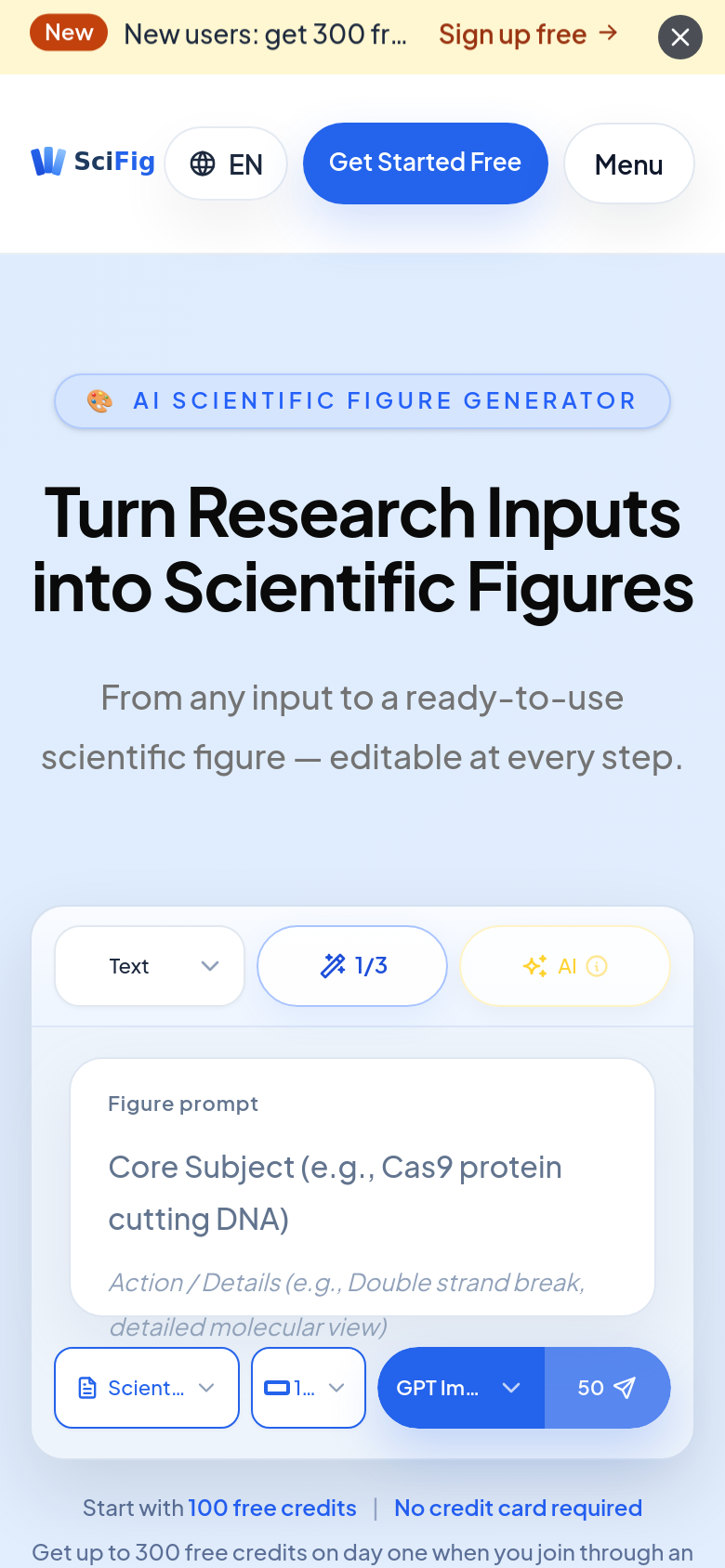 Homepage / Lander