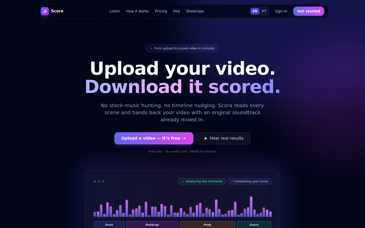 Captured Homepage / Lander