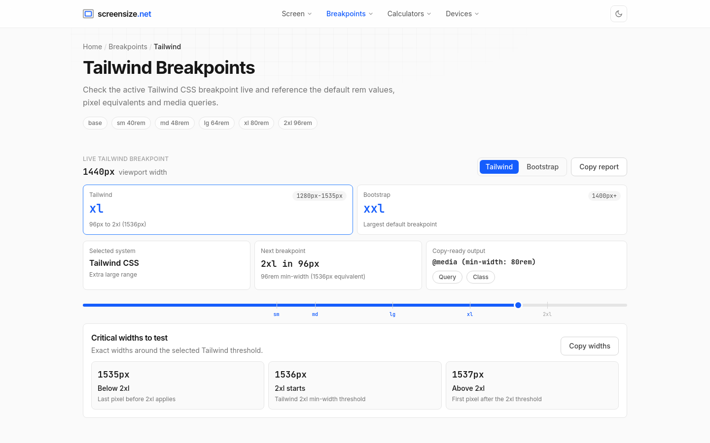Responsive Breakpoints