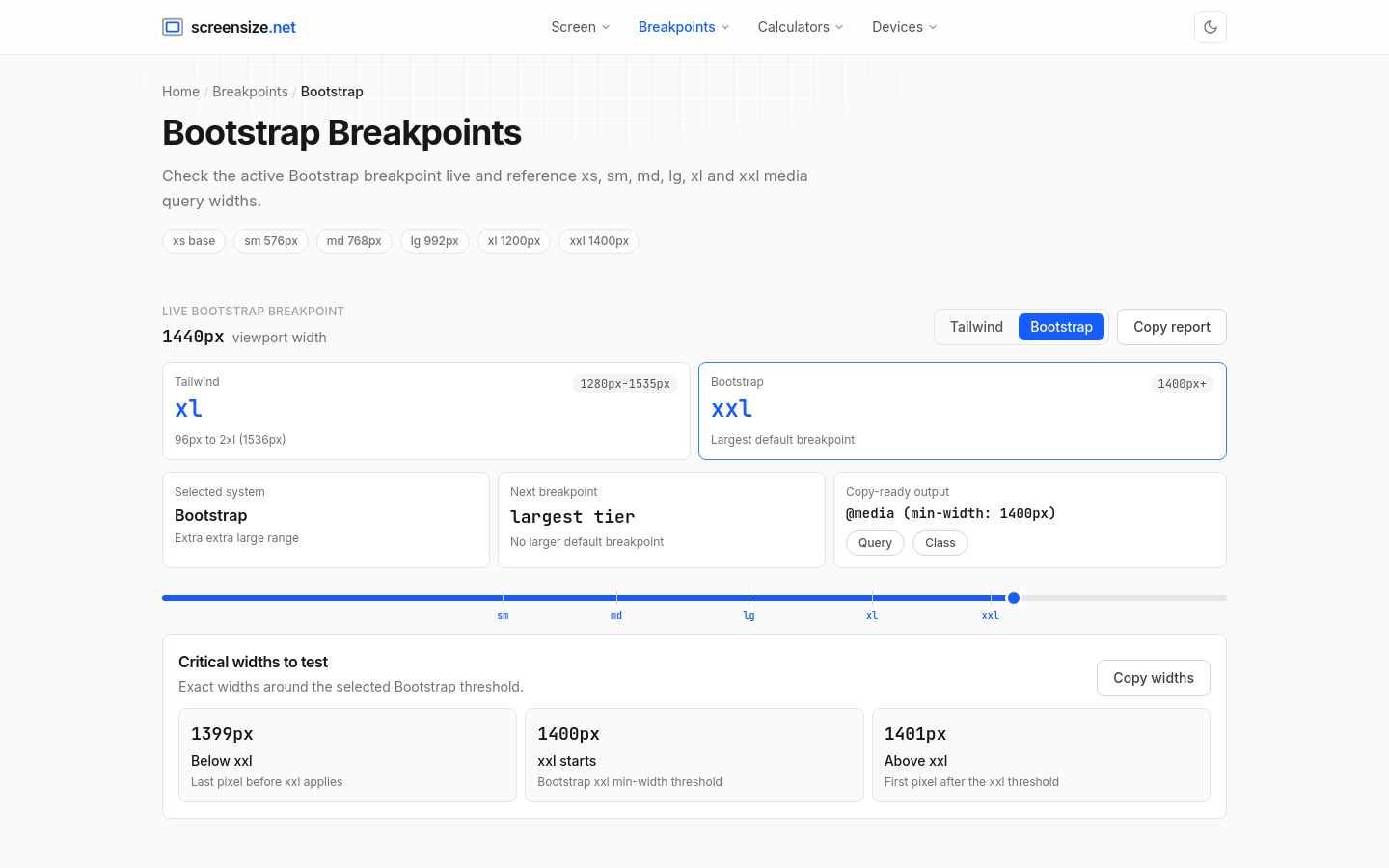 Responsive Breakpoints