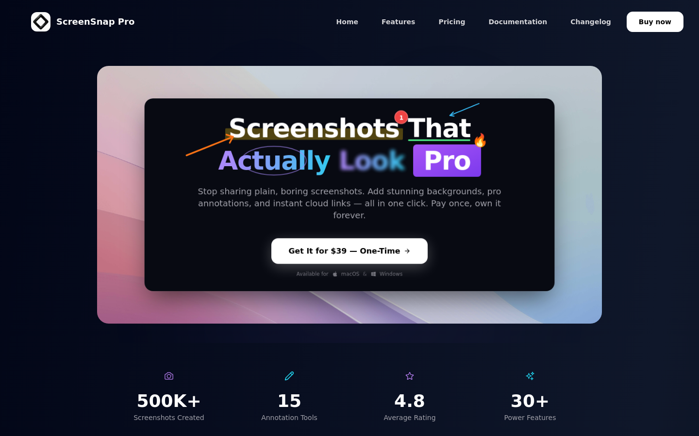 Captured Homepage / Lander