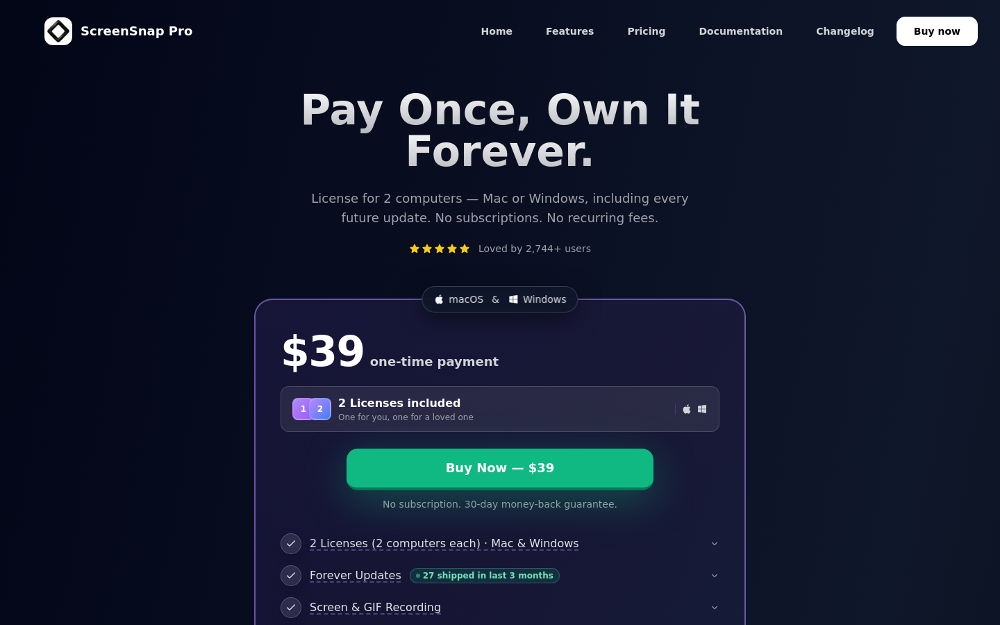 Pricing