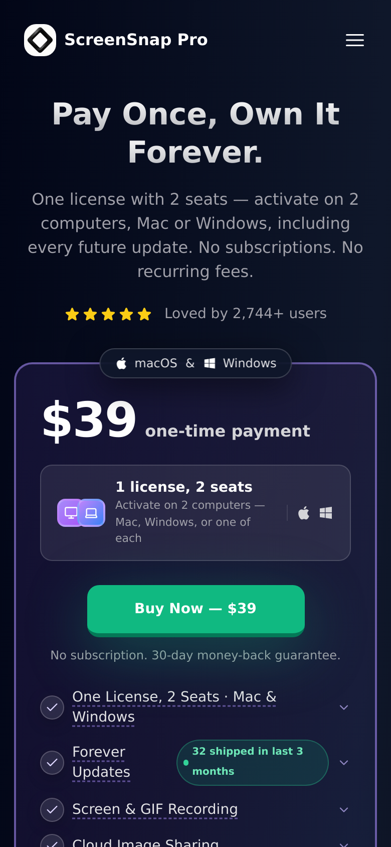 Pricing