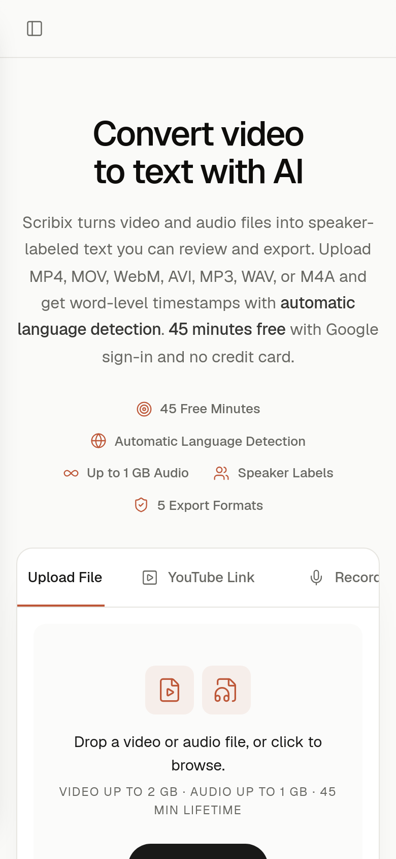 Homepage / Lander