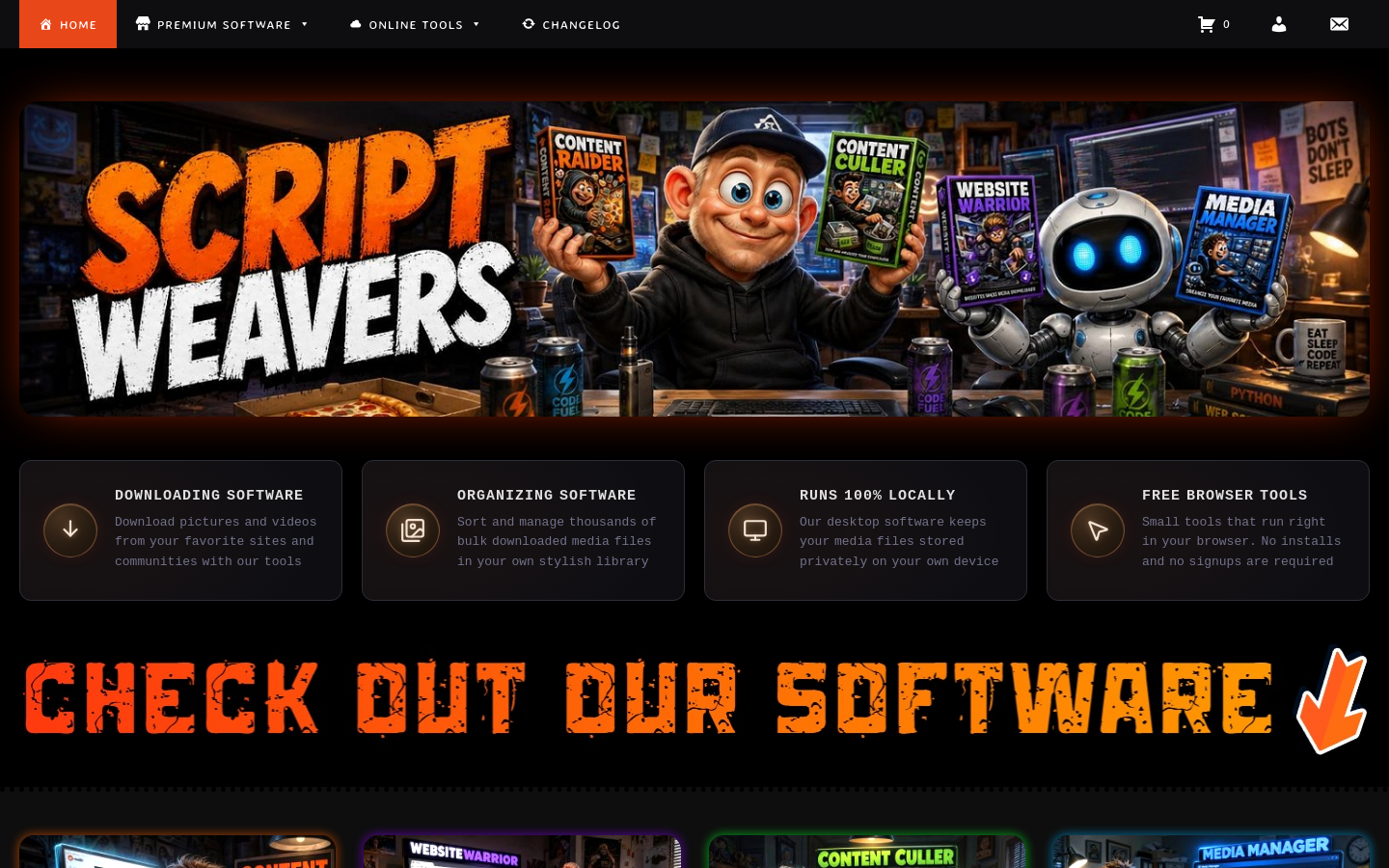 Captured Homepage / Lander