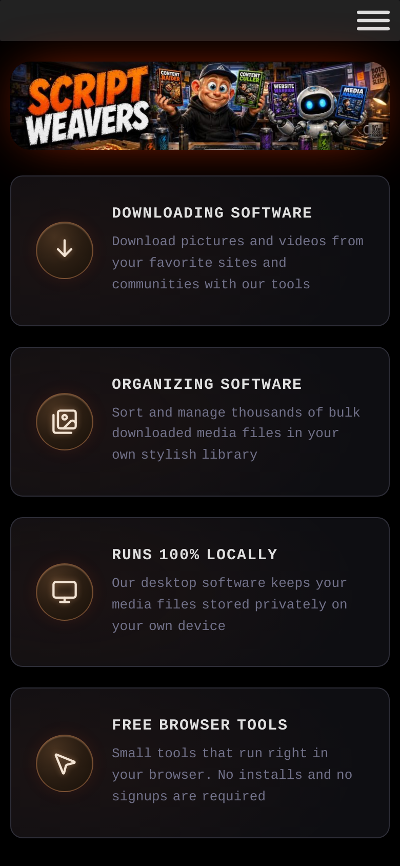 Homepage / Lander