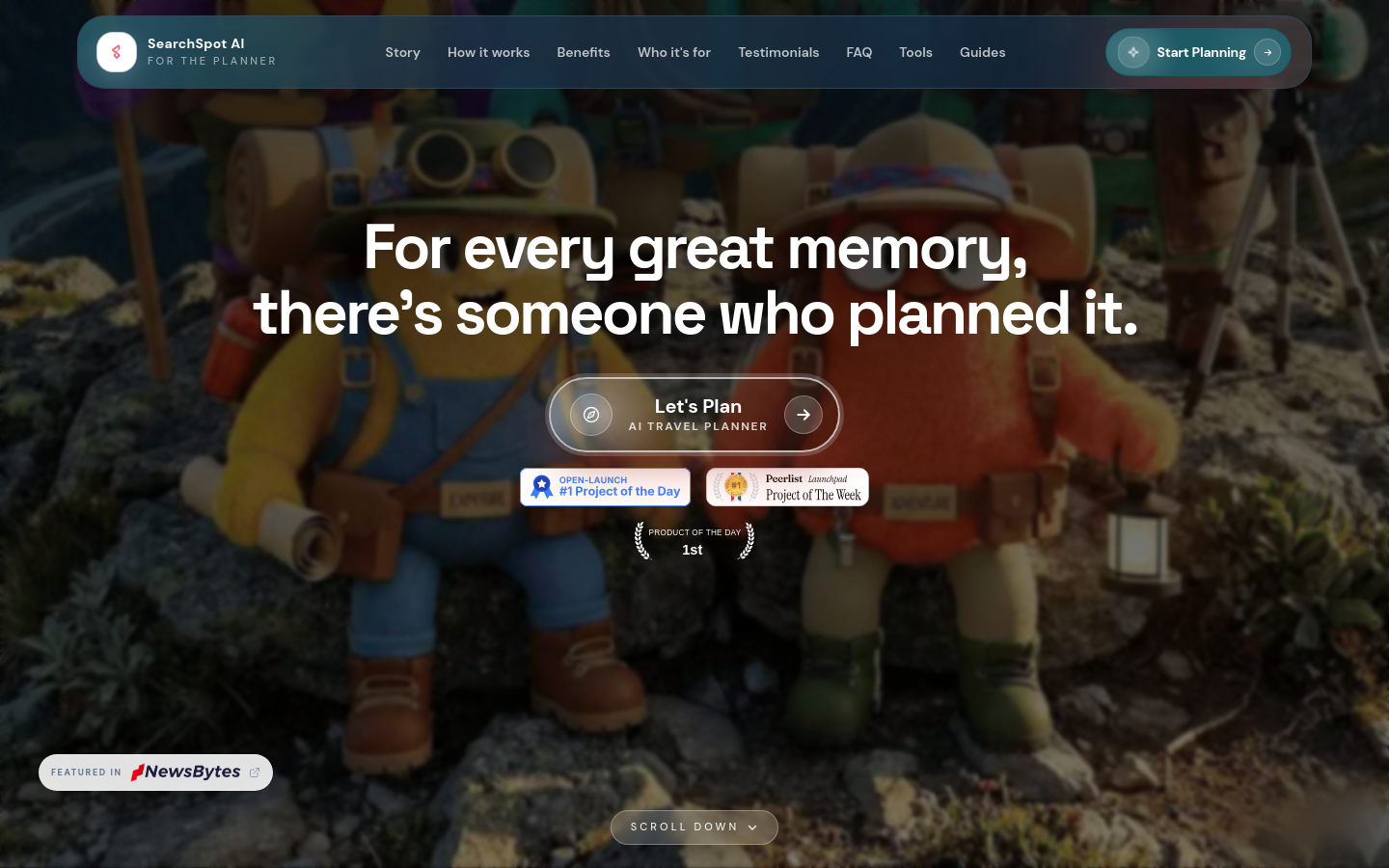 Captured Homepage / Lander
