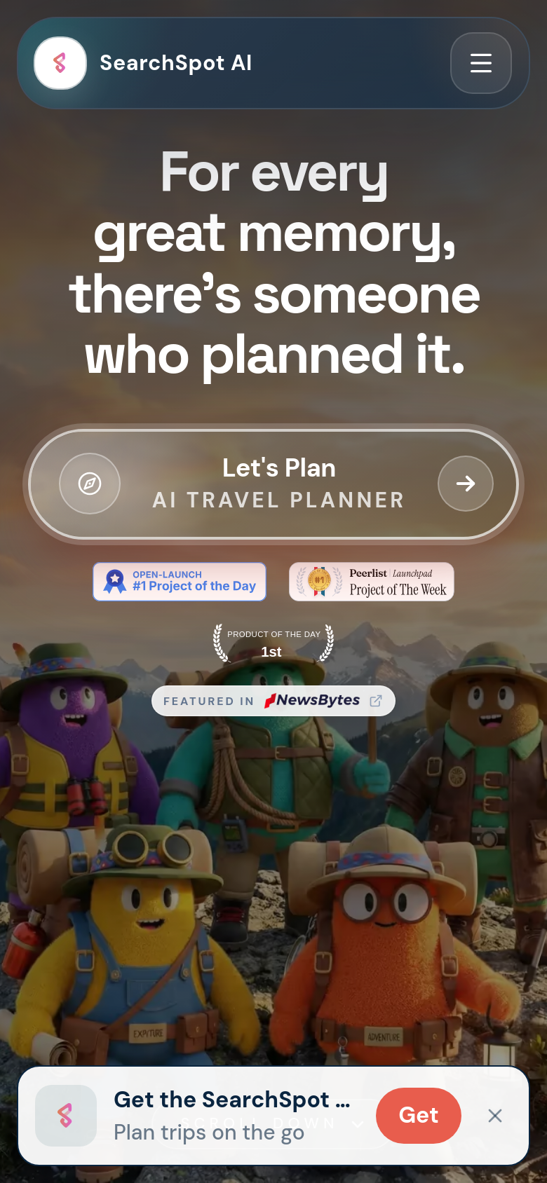 Homepage / Lander