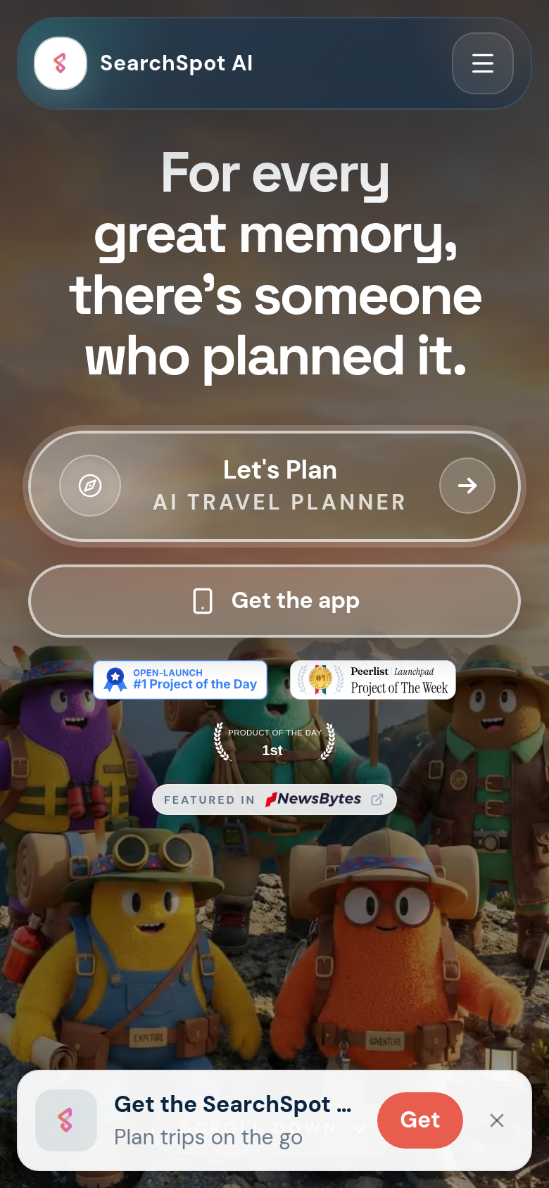 Homepage / Lander