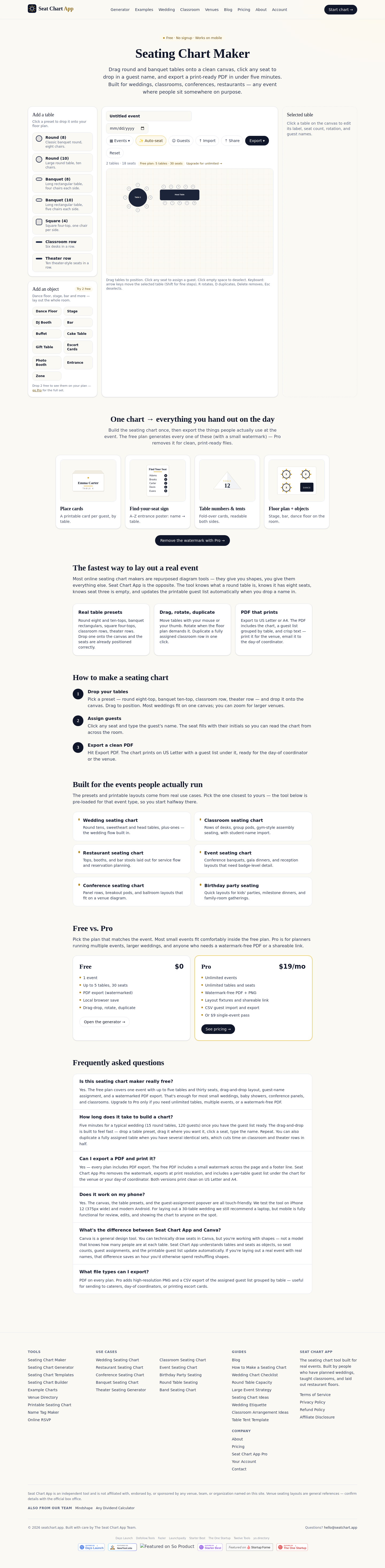 seatchart.app — 
