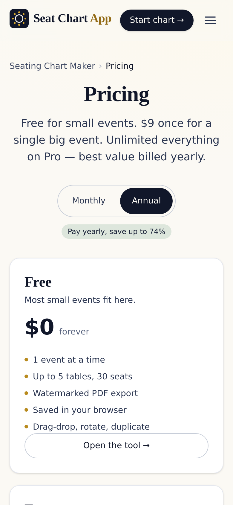 Pricing