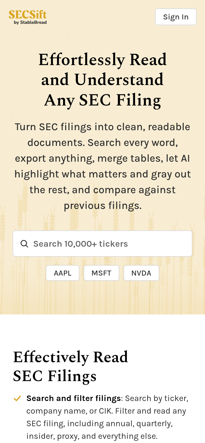 Homepage / Lander