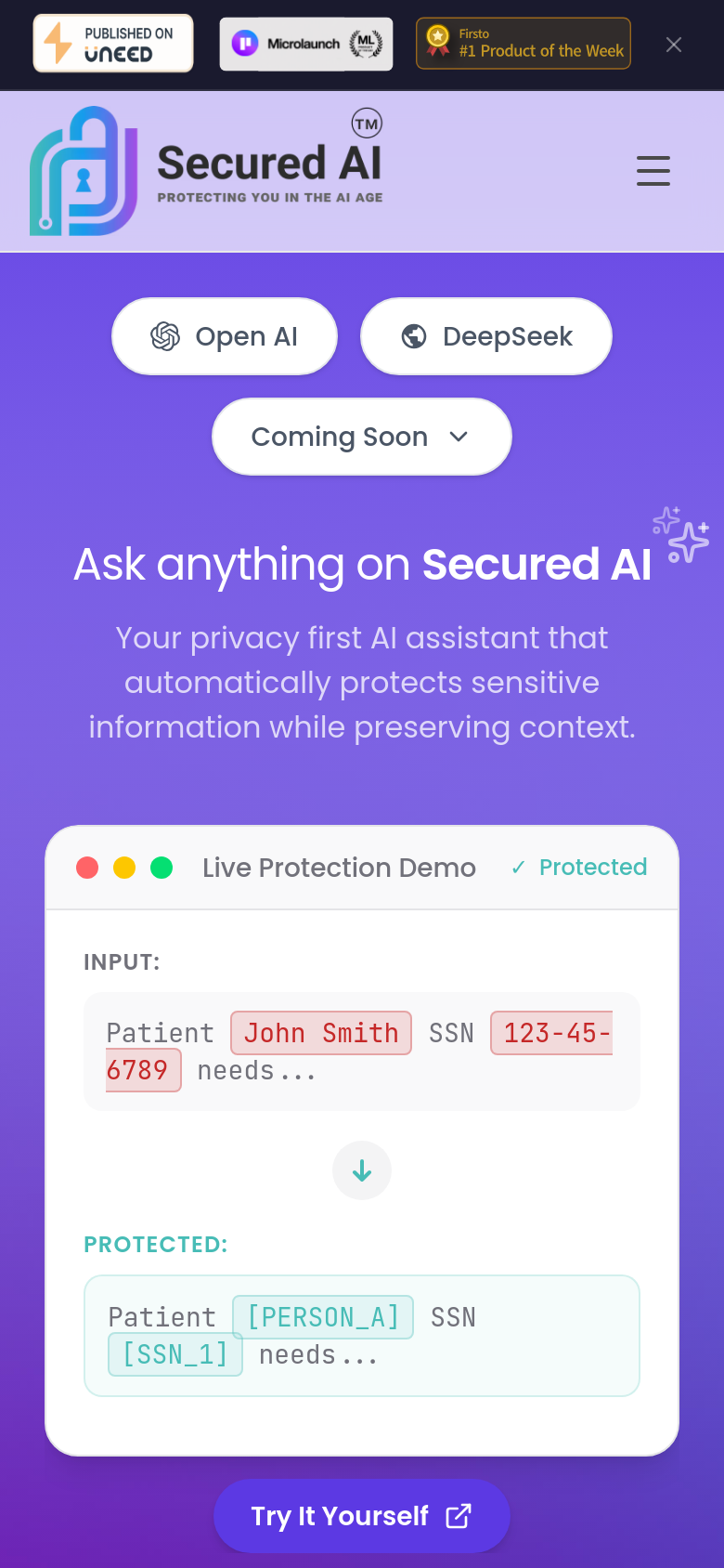 Homepage / Lander