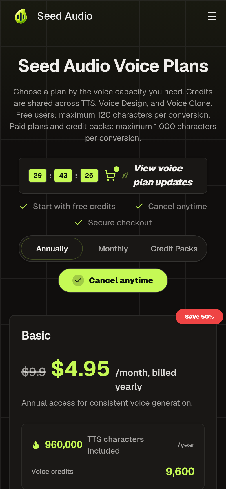 Pricing