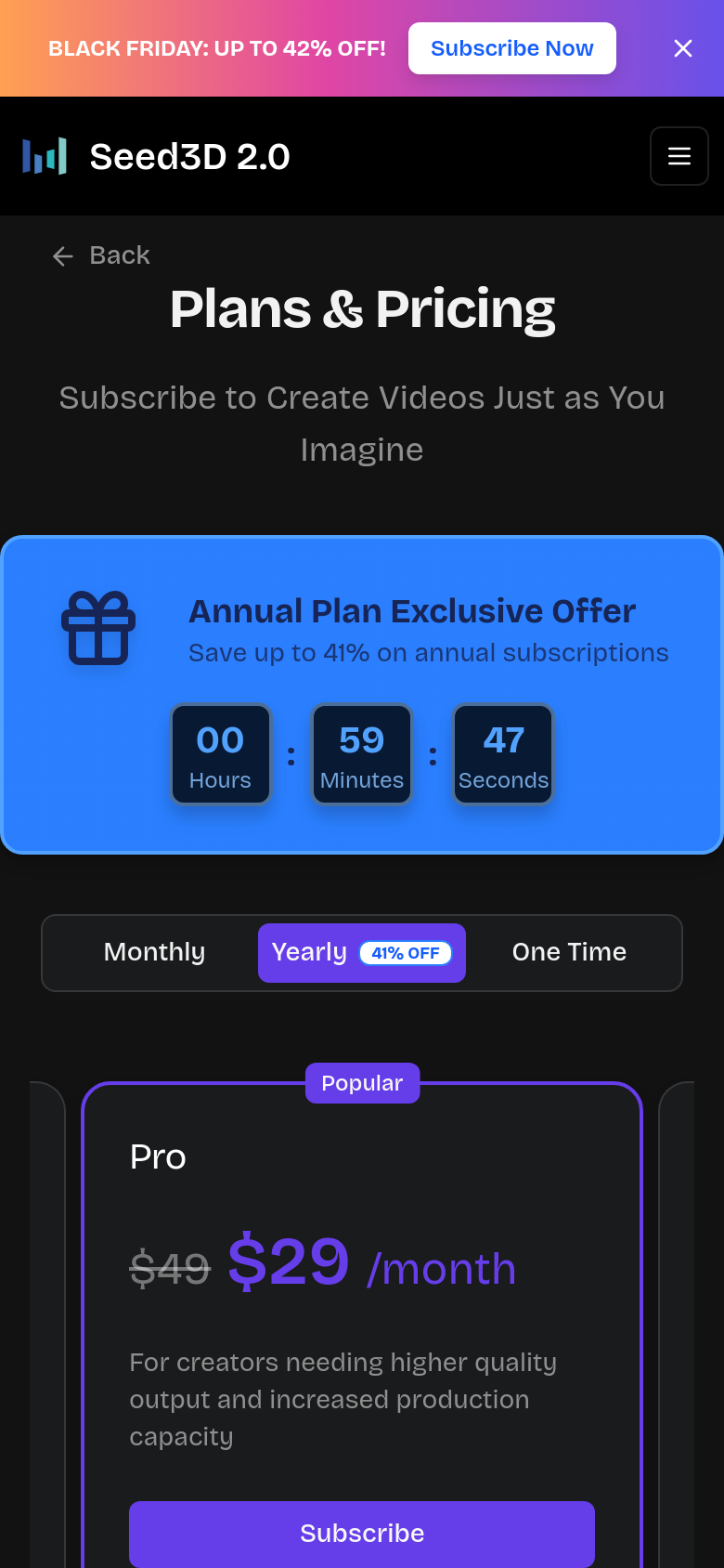 Pricing