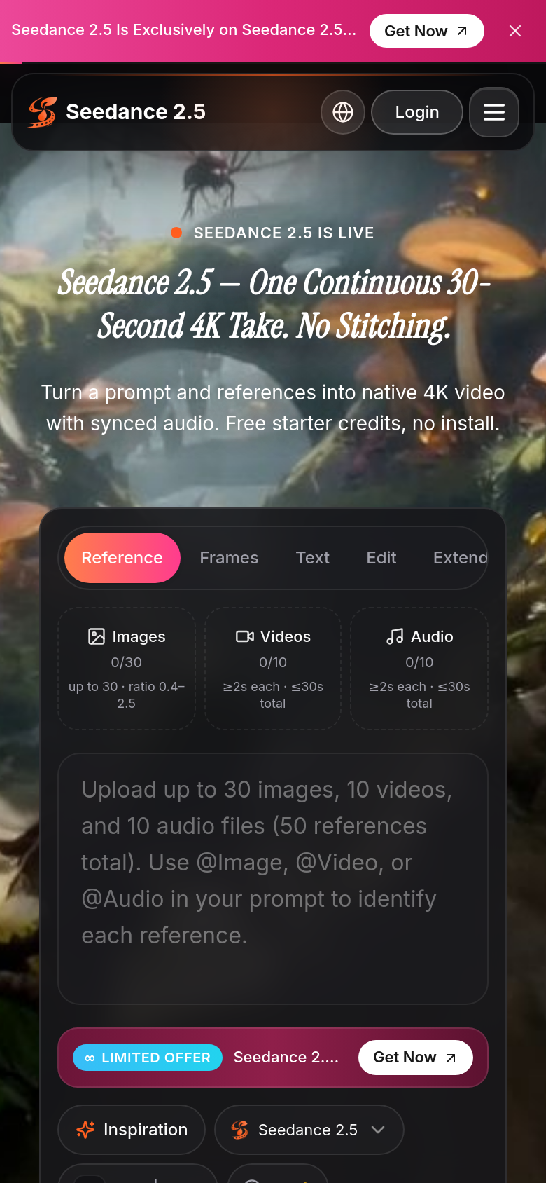 Homepage / Lander