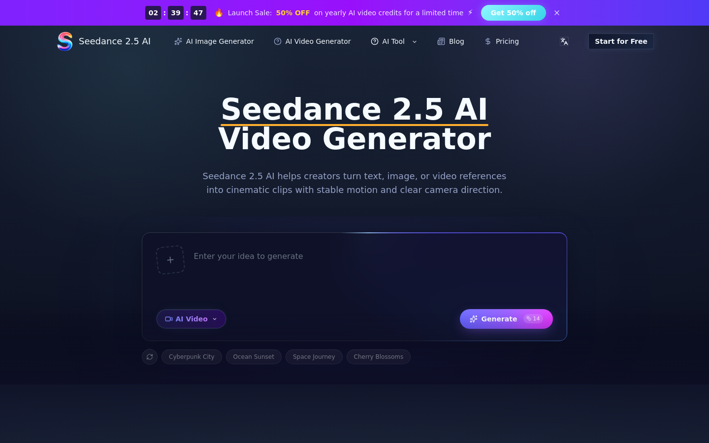Captured Homepage / Lander