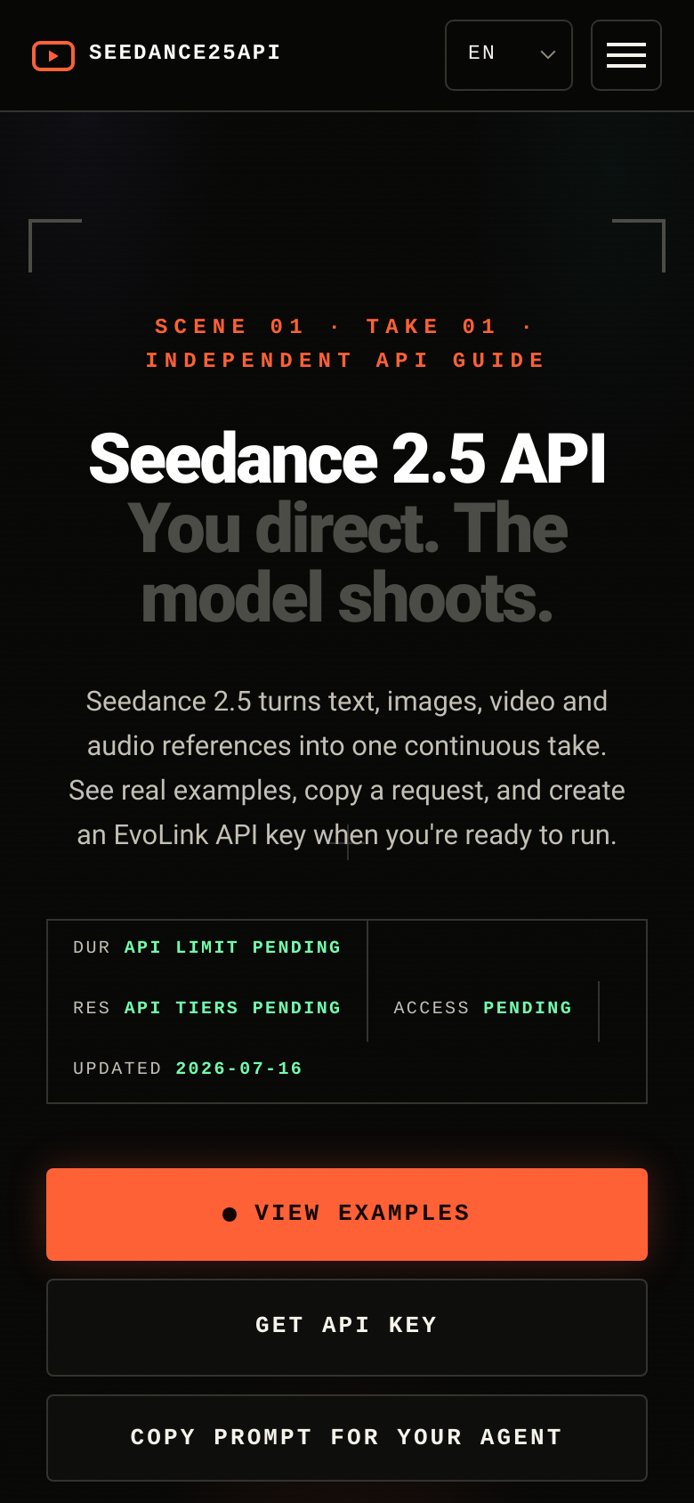 Homepage / Lander