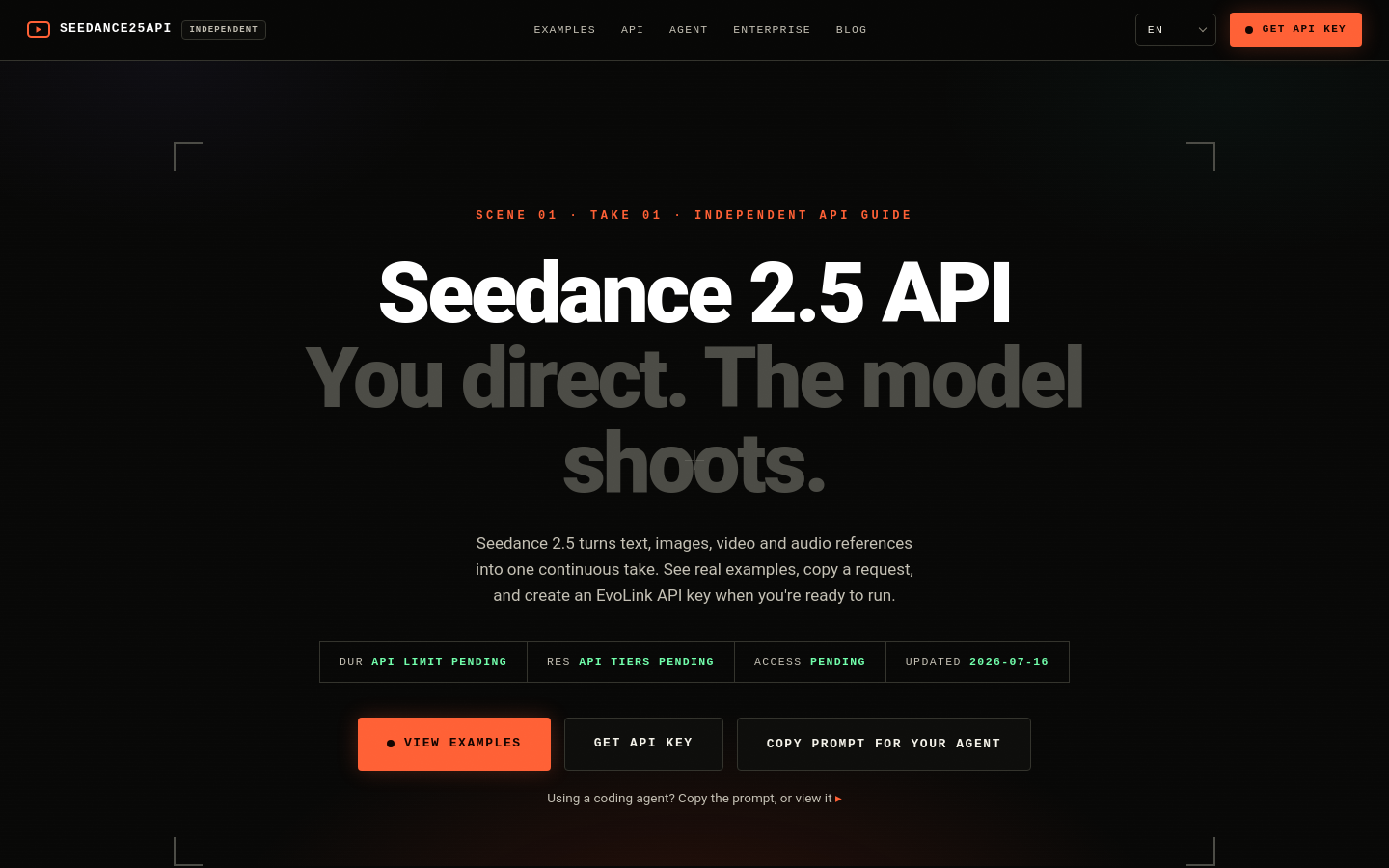 Captured Homepage / Lander