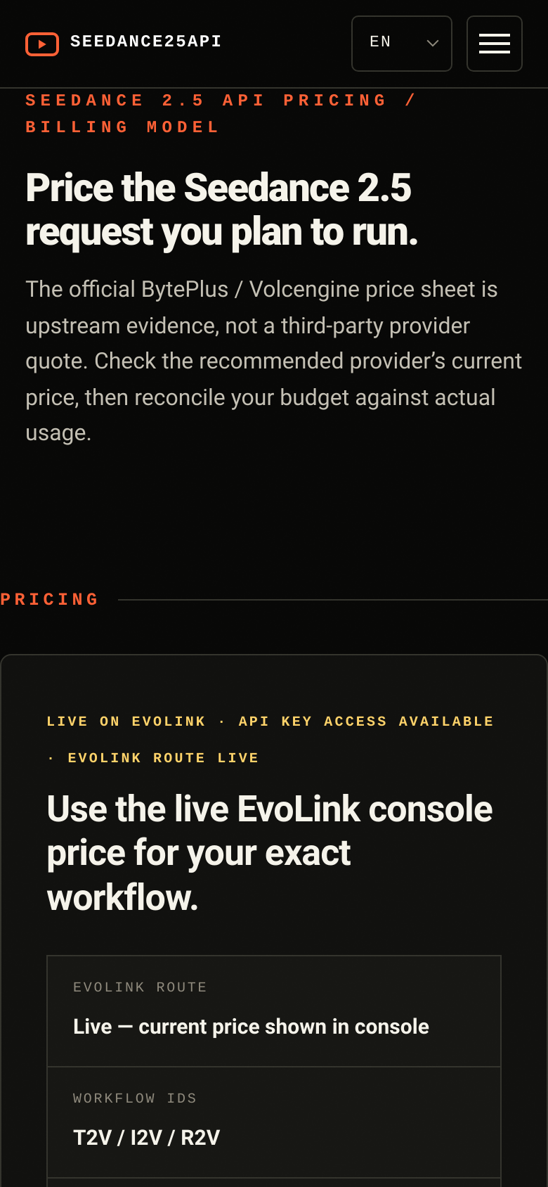 Pricing