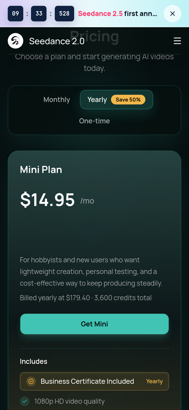 Pricing