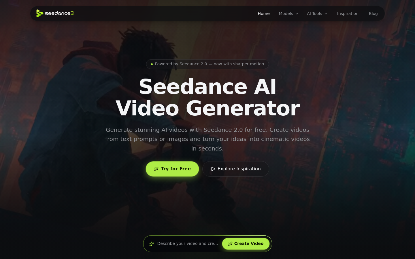 Captured Homepage / Lander