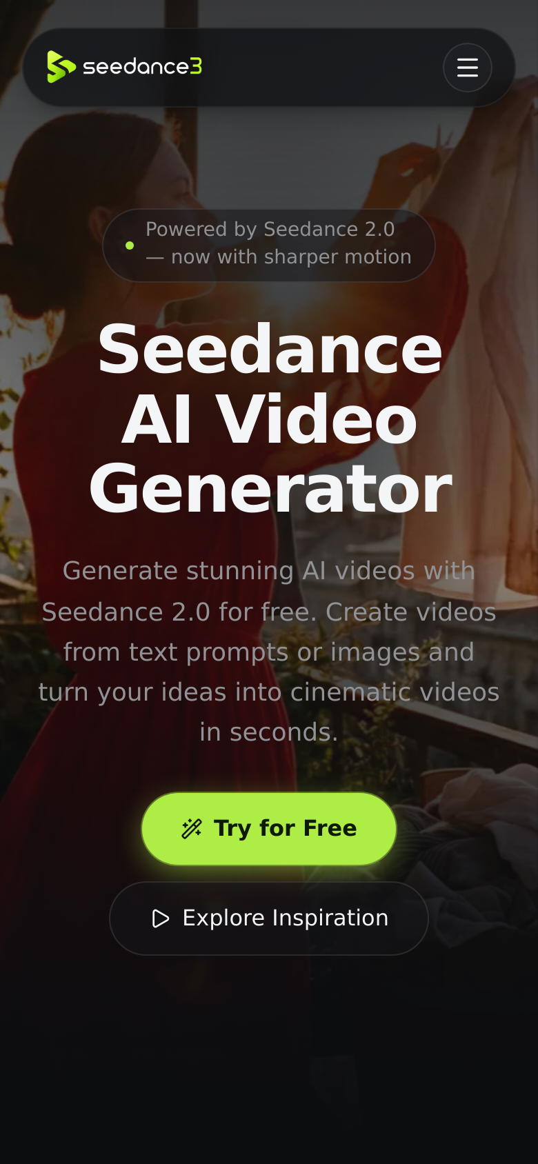 Homepage / Lander
