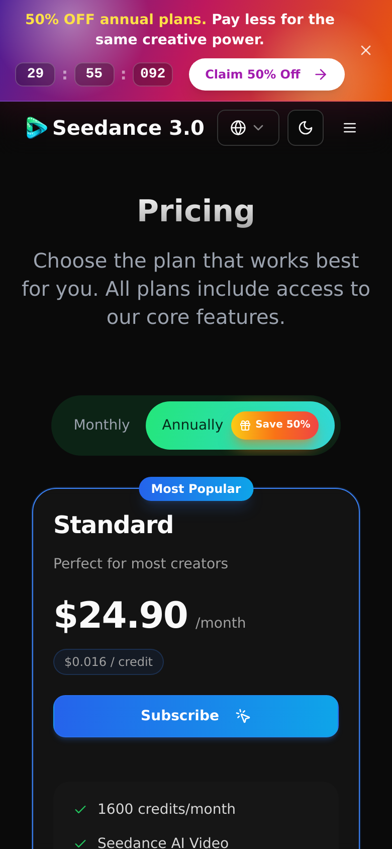 Pricing