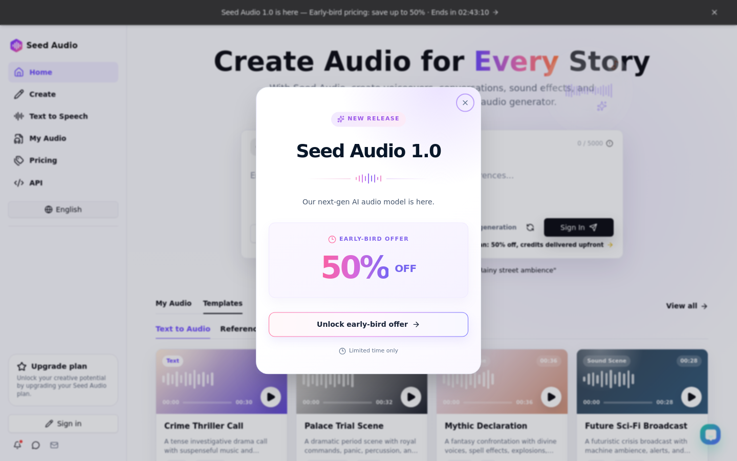 Captured Homepage / Lander