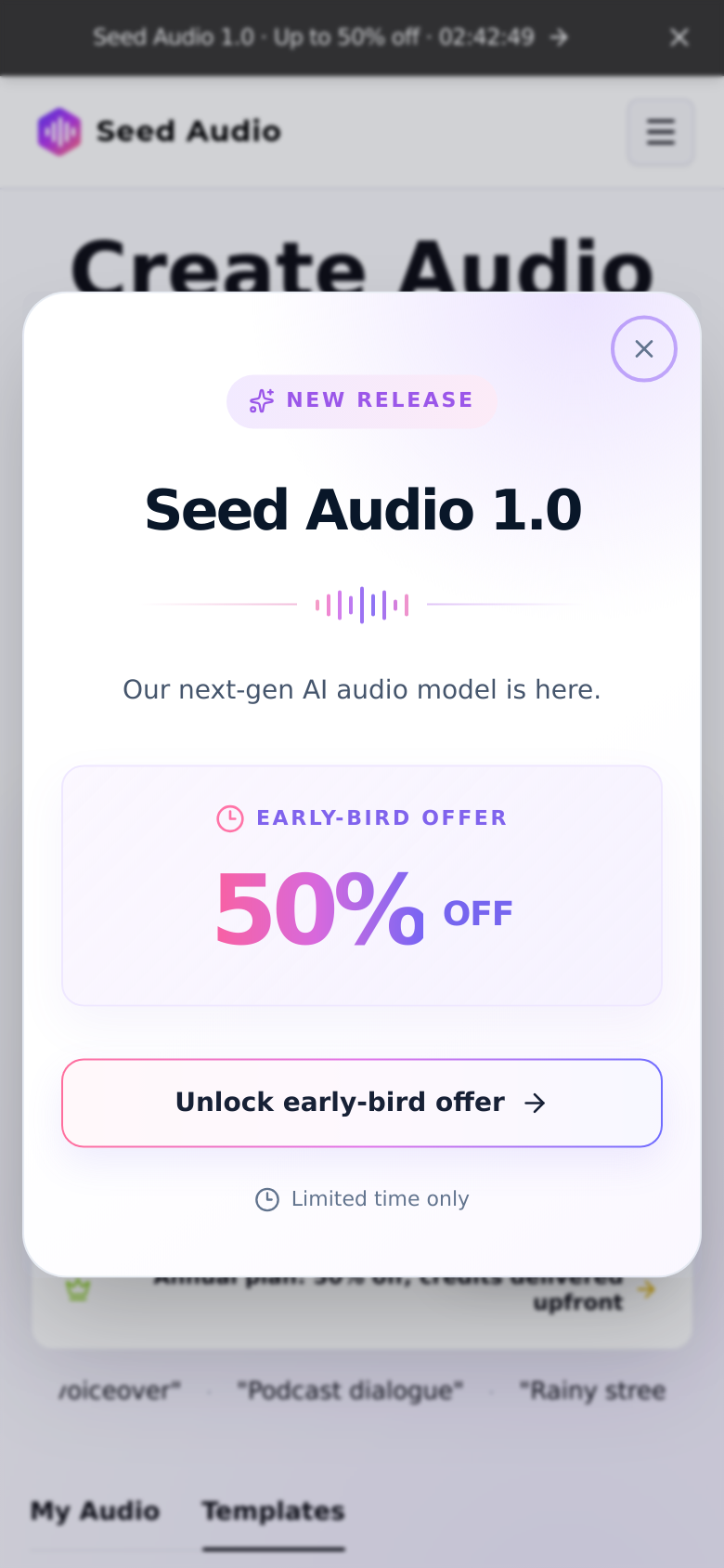 Homepage / Lander