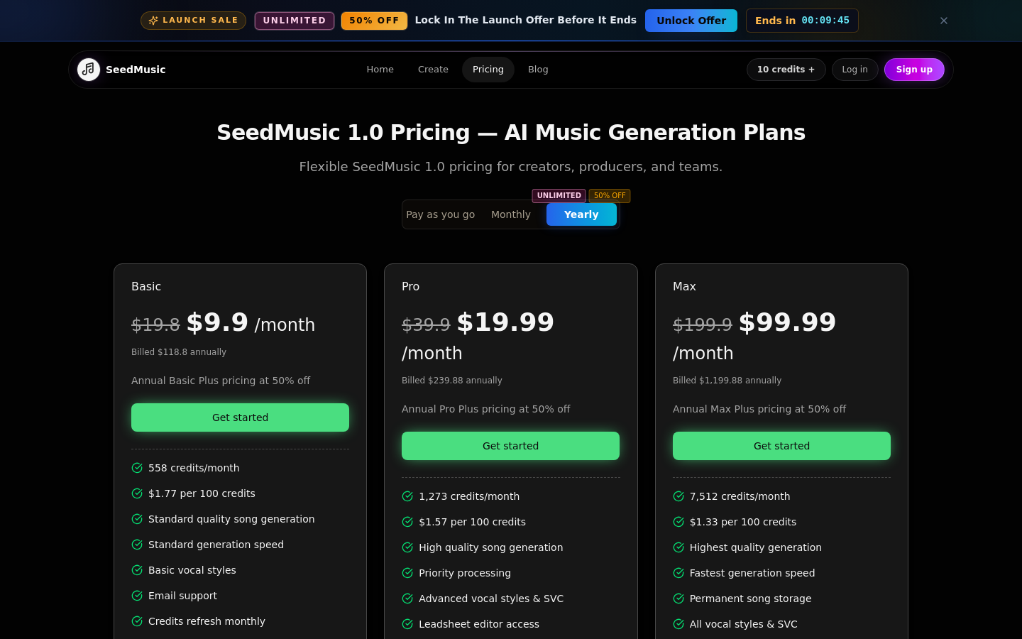 Pricing