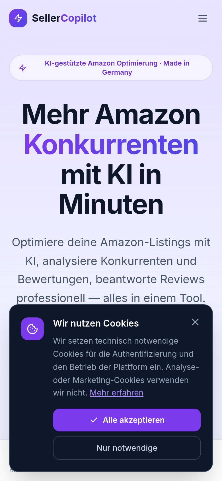 Homepage / Lander