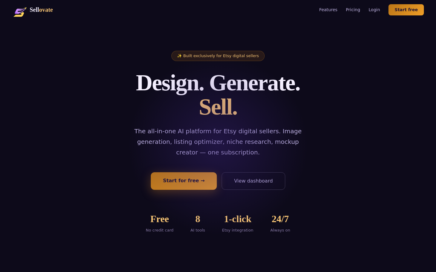 Captured Homepage / Lander