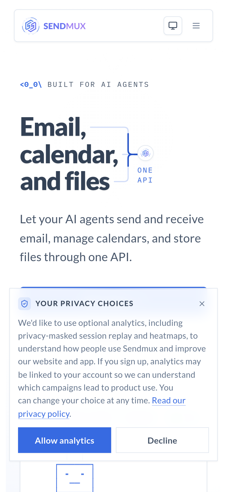 Homepage / Lander