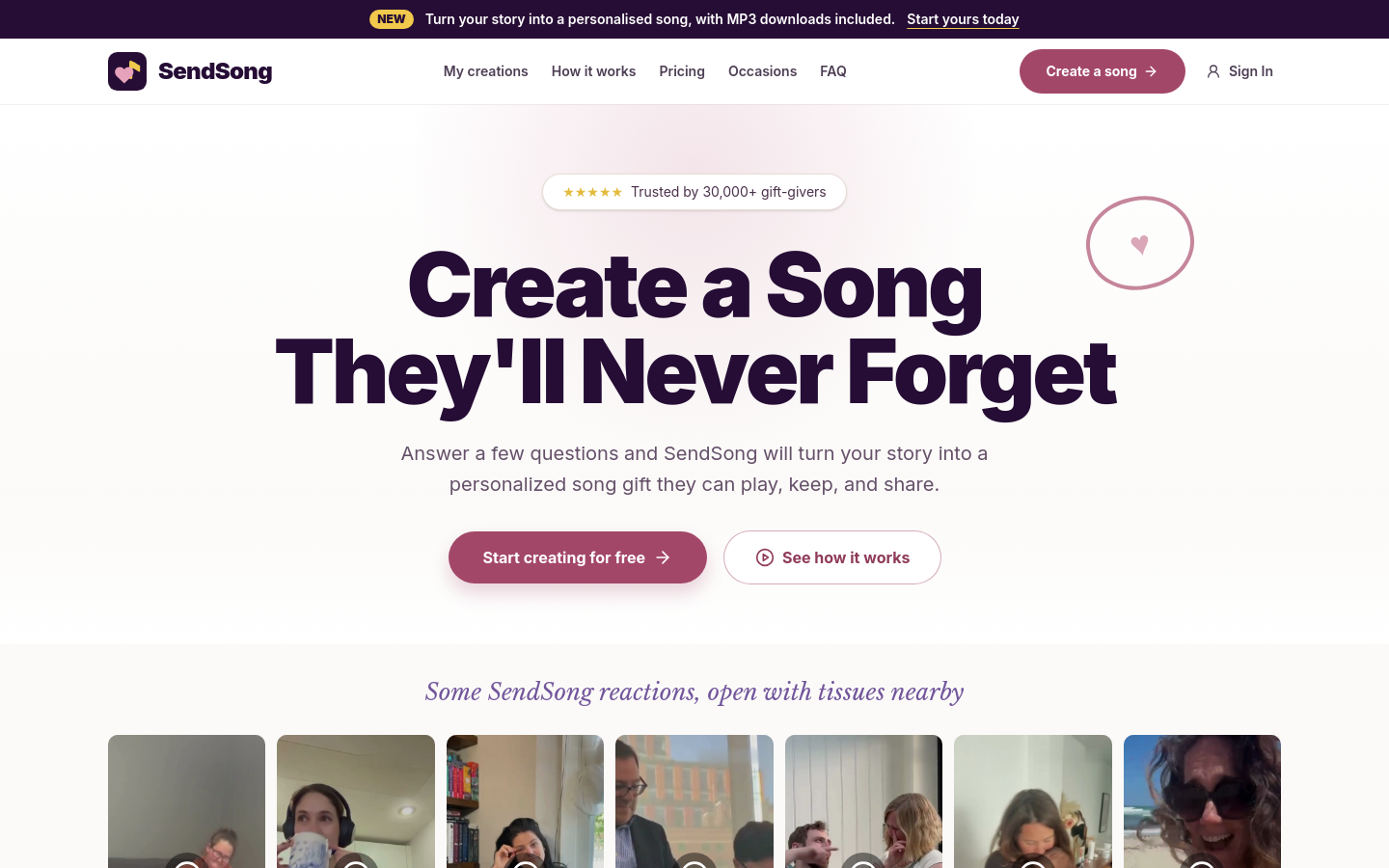 Captured Homepage / Lander