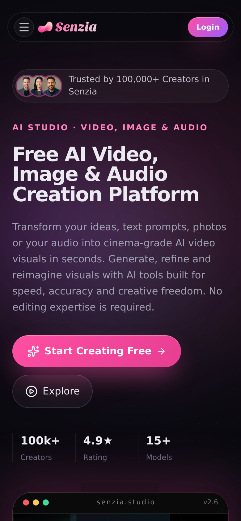 Homepage / Lander