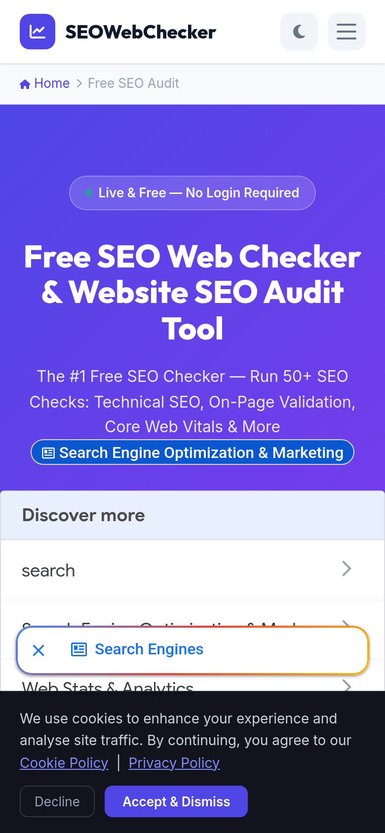 Homepage / Lander