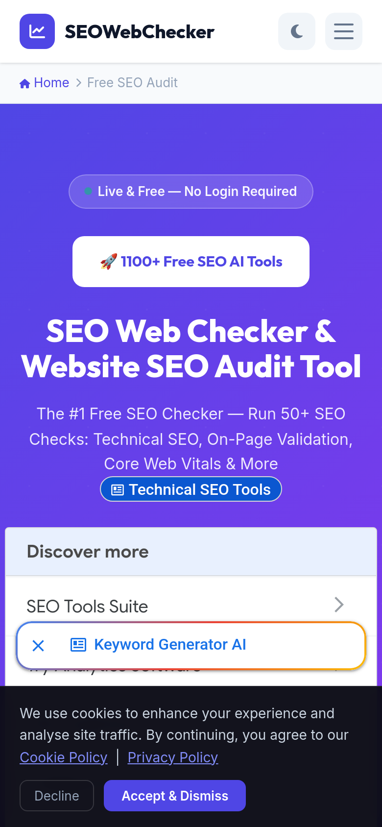 Homepage / Lander