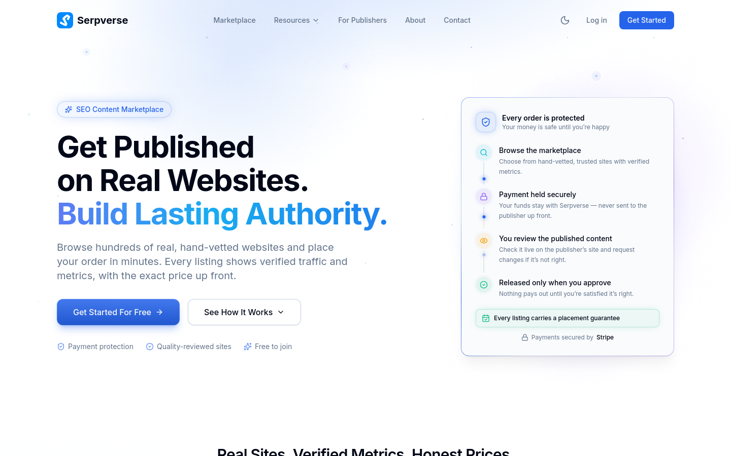 Captured Homepage / Lander