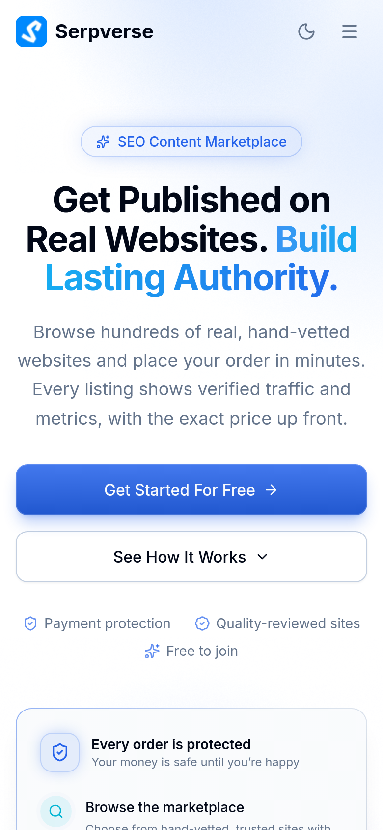 Homepage / Lander