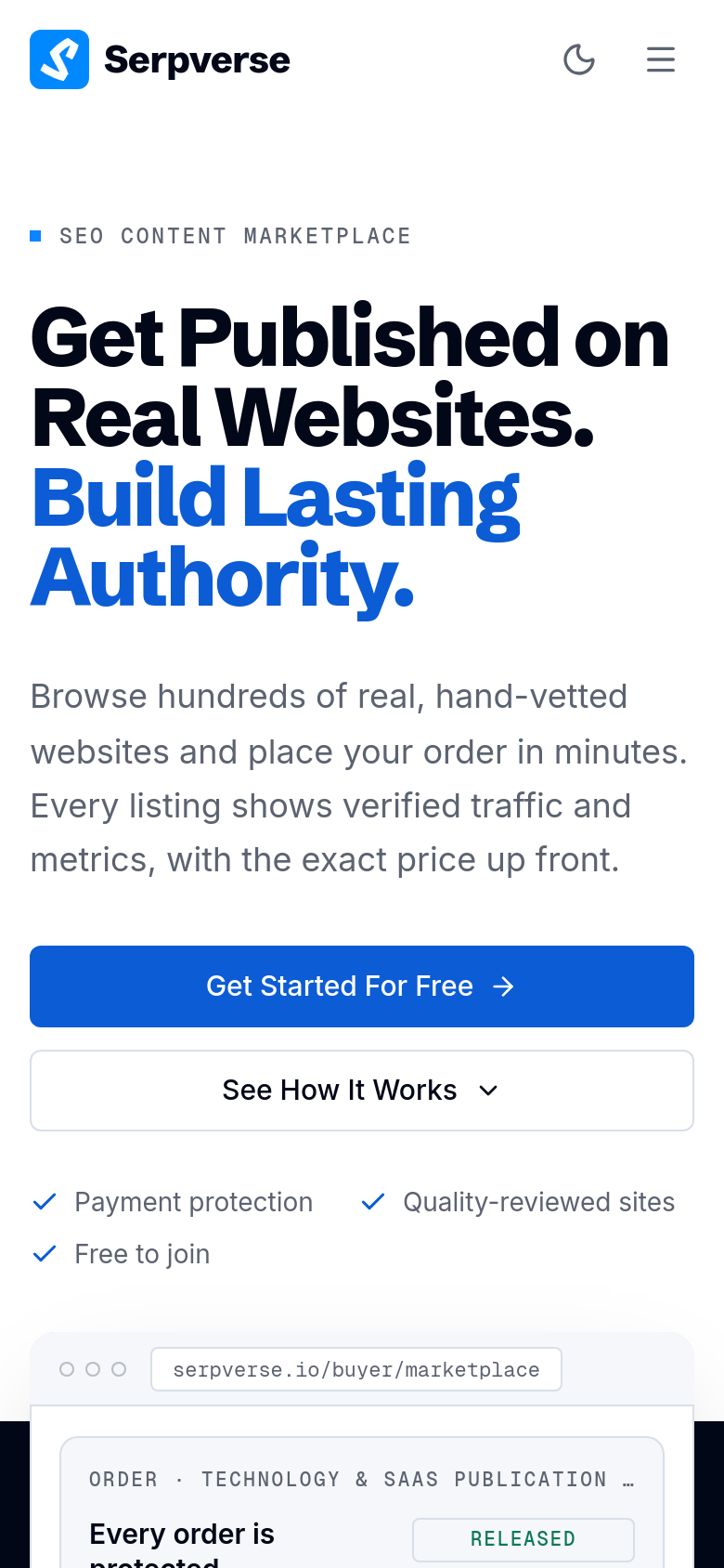 Homepage / Lander