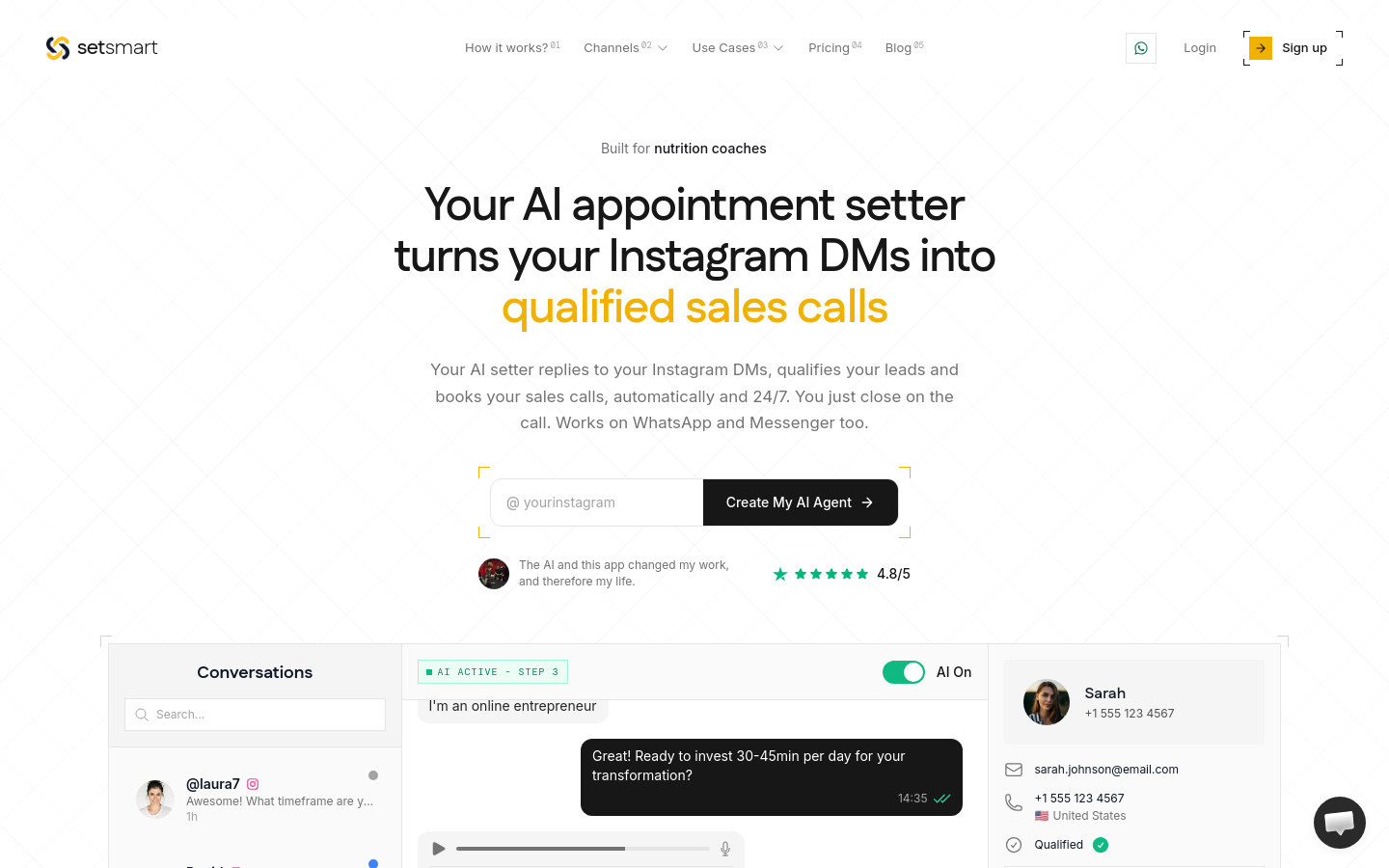 Captured Homepage / Lander