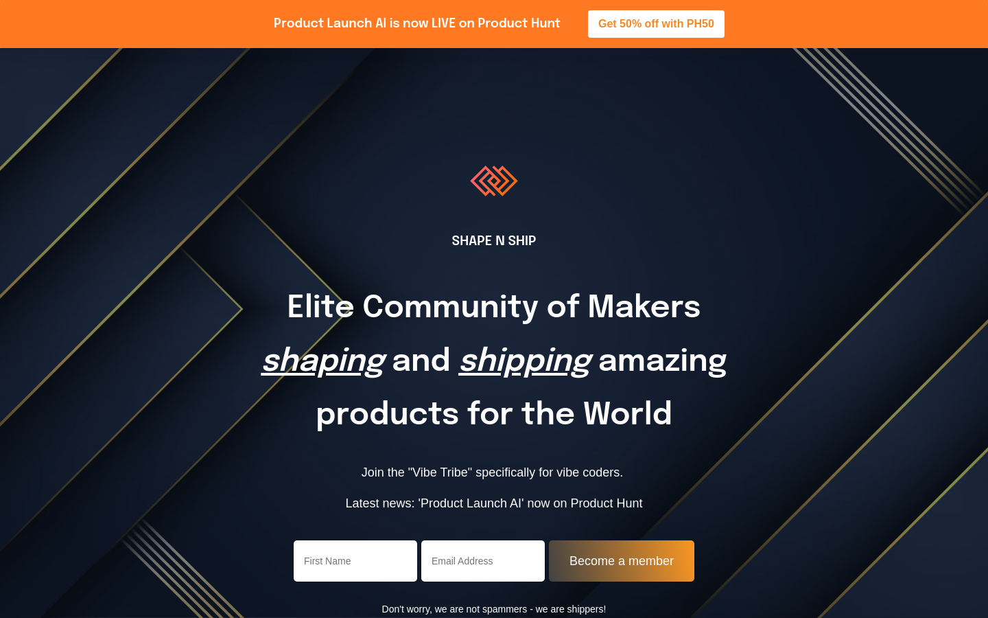 Captured Homepage / Lander