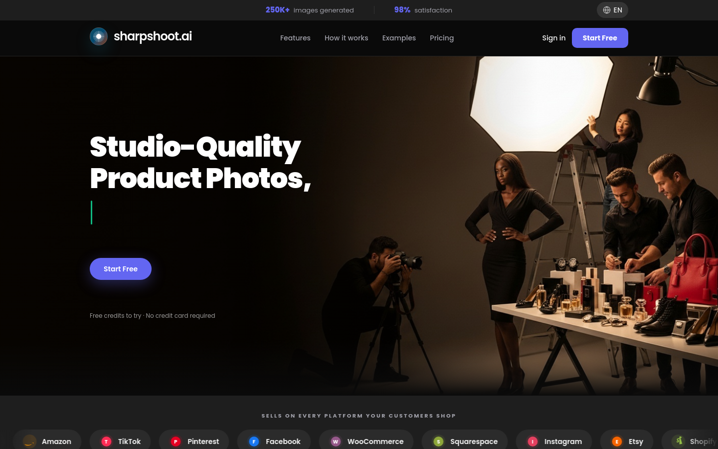 Captured Homepage / Lander