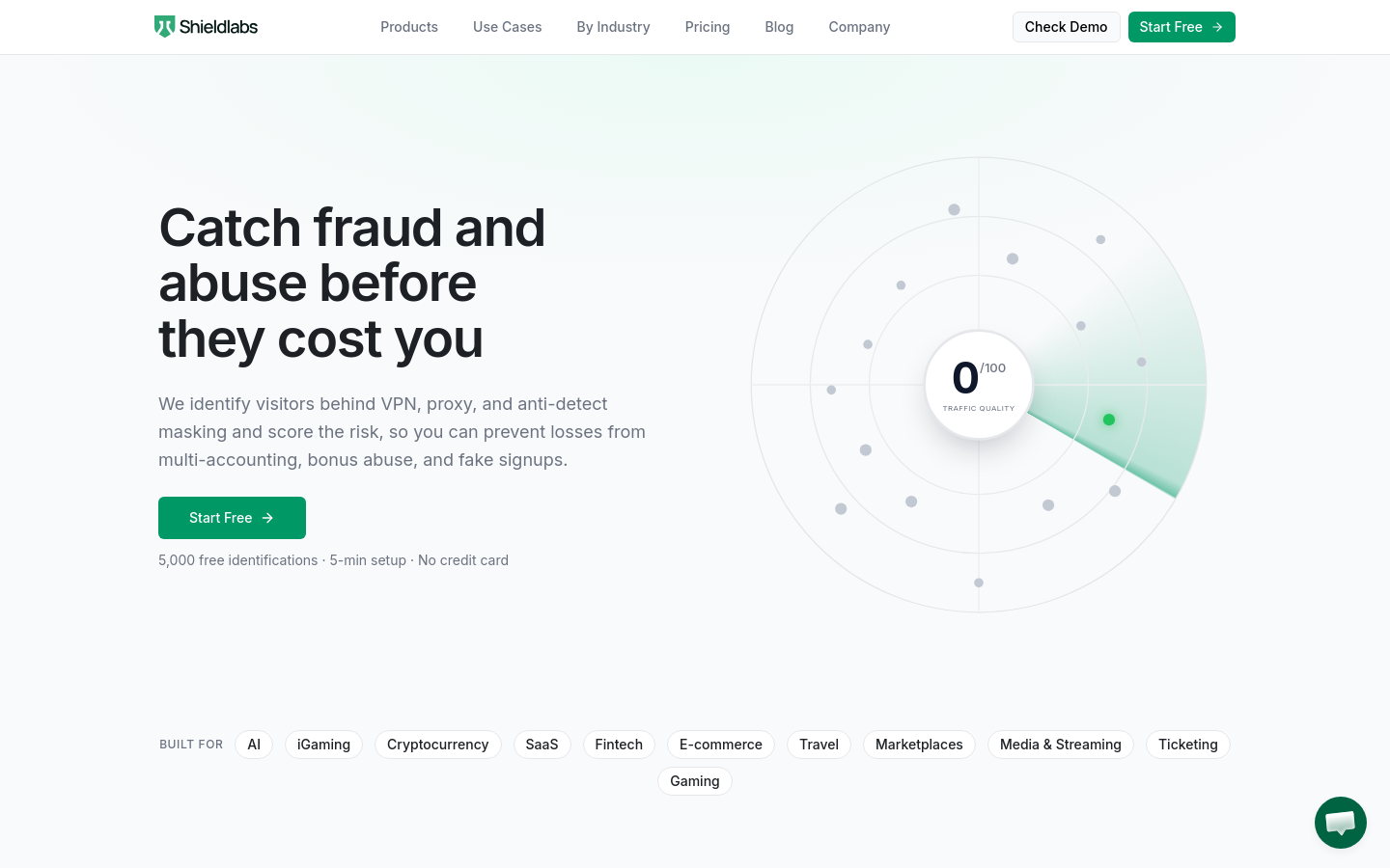 Above-the-fold capture of shieldlabs.ai