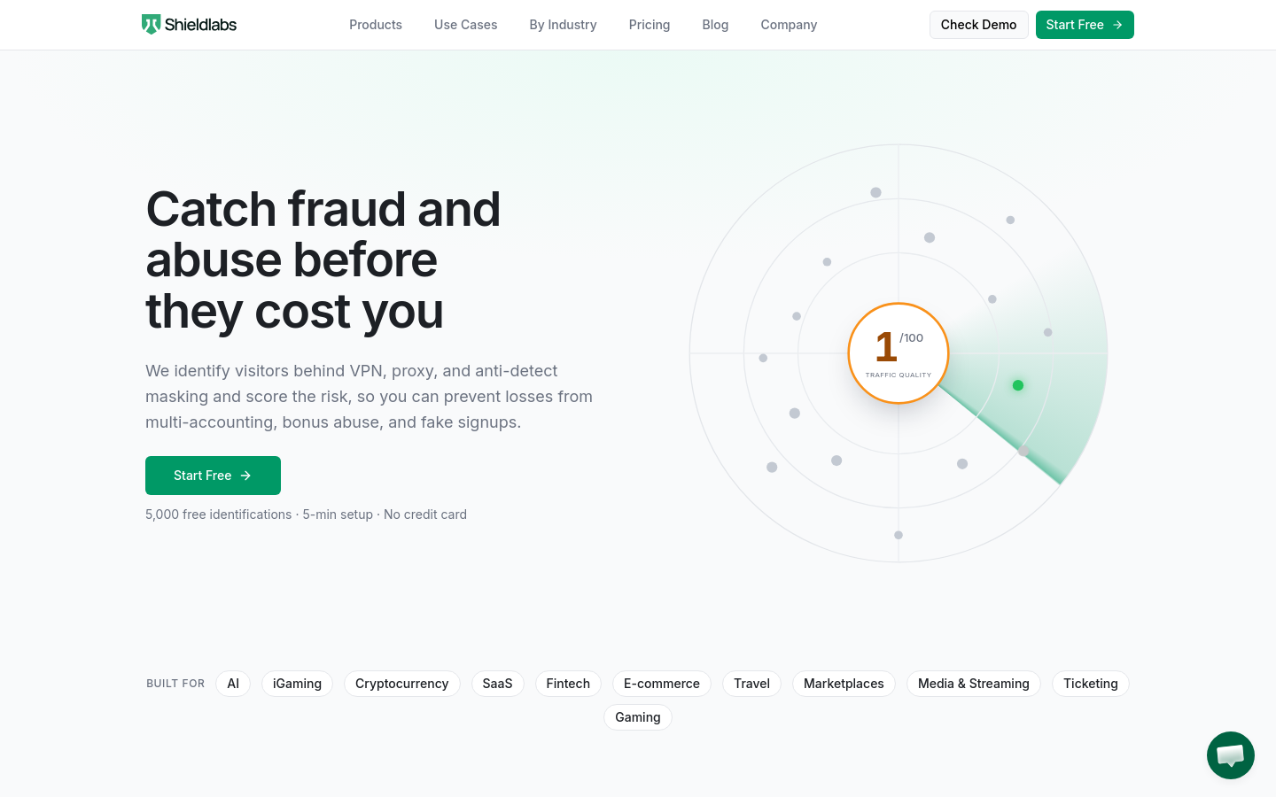 Captured Homepage / Lander