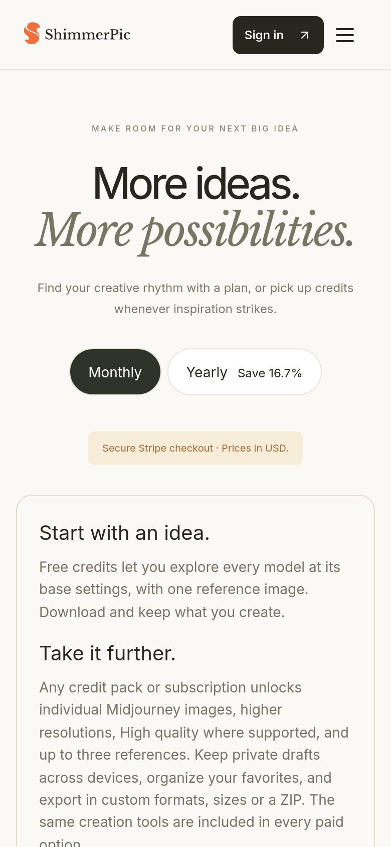 Pricing
